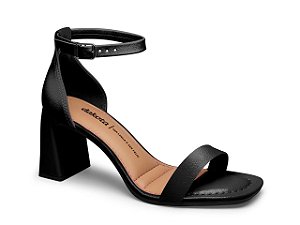 Sandália Dakota de Salto Bloco Y9503 - Preta