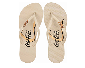 Chinelo Feminino Coca-Cola OFF WHITE – CC4833