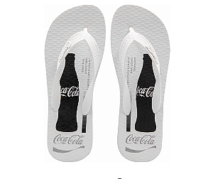 Chinelo Masculino Coca-Cola CROOK CC4846 – Branco