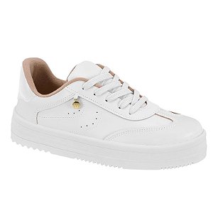 ? Tênis Casual Feminino Moleca 5782-318 – Branco