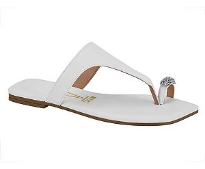 Sandália Feminina Rasteira Elegante Pedraria Vizzano 6553110