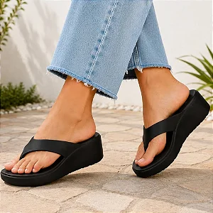 Chinelo Plataforma Feminino Beira Rio 8593.100