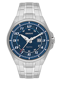 . D2SX - RELOGIO PULSO ORIENT - QUARTZ,ANLGO.SOLAR CX.ACO INOX.CAL.A - D.C.R.E 2025/360090