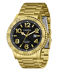 . P2KX - RELOGIO PULSO XWATCH - QUARTZ,ANLGO.CX.ACO INOX.CAL.VX32E21 - D.C.R.E 2025/056120