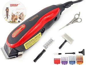 Kit Maquina Tosa Profissional Cães Gatos Cães e Gatos