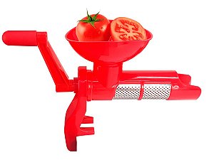 Máquina Moedor Espremedor Em Plástico Manual Multiuso a Manivela Para Molho De Tomate Caseiro 123 Util