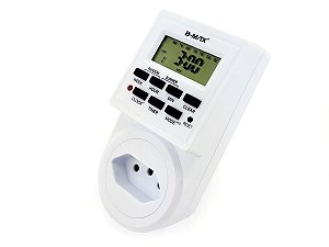 Timer Temporizador Digital LCD Tomada Bivolt 2.200w 10a