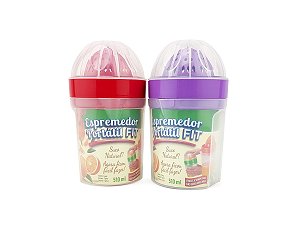 Espremedor de Laranjas Manual Portátil Com Jarra 450ML Plástico Não Tóxico Livre de BPA Nitron