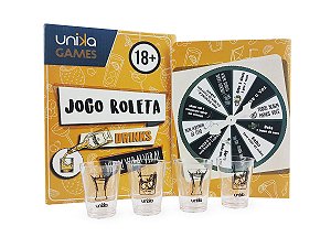 Roleta Vira Shot 4 Copos Jogo Noitada Dose Bebida - UNK GAMES - Jogo de  Roleta Shot - Magazine Luiza