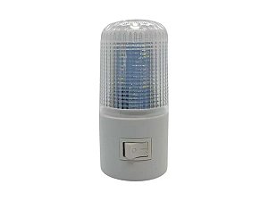 Mini Luminária de Tomada Abajur de LED Iluminação Noturna Ambiente Universal Bivolt