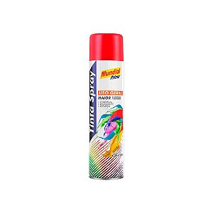 Tinta Spray Multiuso Vermelho Metálico 400ml Mundial Prime