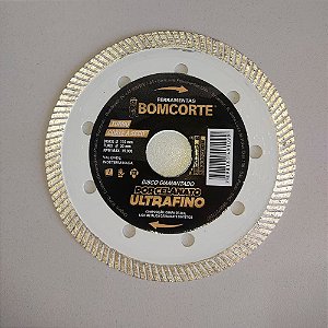 Disco Diamantado 110mm Ultrafino Porcelanato Bomcorte