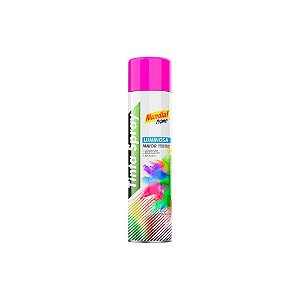 Tinta Spray Luminosa Pink 400ml Mundial Prime