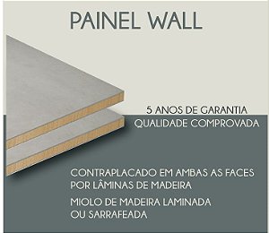 PAINEL WALL  40X1200X2500MM - FIBROCIMENTO