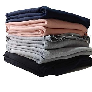 Retalhos de Molecotton Liso Sem Felpa - Cores Sortidas - 5 kg