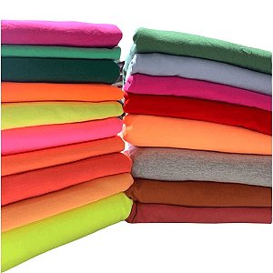 Cotton  Liso Retalhos - Caixa com 5 kg