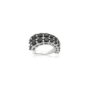 Brinco piercing fake de zirconia banho em rodio branco