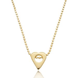 Colar de corrente dourado banho em ouro 18k