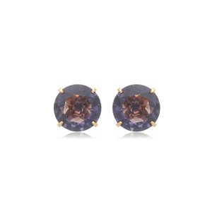 Brinco de base dourado banho em ouro 18k