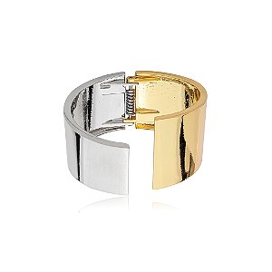 Bracelete liso com banho duplo