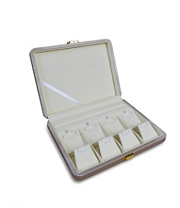 Box de luxo em corino e suede tamanho M