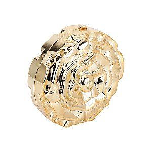 Bolsa cluth de flor dourada com alça removivel