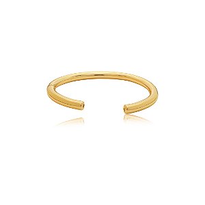 Bracelete liso banho em ouro 18k