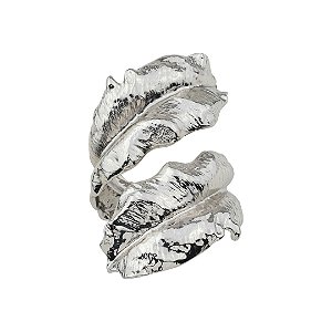 Bracelete liso banho em ródio branco