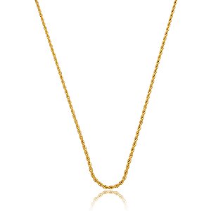 Colar De Corrente Baiana com Banho em Ouro 18K