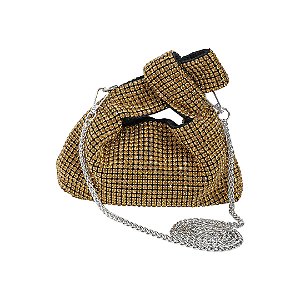 Bolsa de luxo com cristais