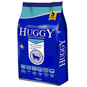 Ração Huggy Super Premium para Gatos Castrados 10,1kg