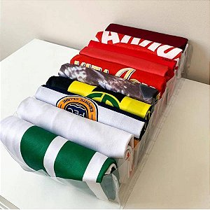 ORGANIZADOR  TRANSPARENTE  DE CAlÇA JEANS, MOLETONS