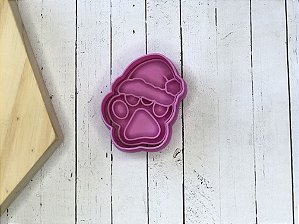 Cortador de Biscoito patinha de Natal