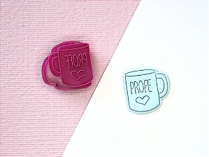 Cortador de bolacha caneca dia dos professores