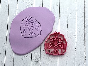 Cortador de Biscoito Cachorro Shitzu