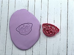 Cortador de Biscoito Cachorro Pug