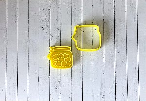 Cortador de bolacha potinho de amor