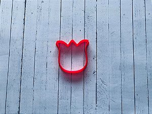 Cortador de bolacha flor botão tulipa