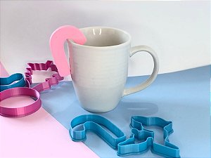 Cortador de Biscoito Bengala para borda de Xícara Modelo 1