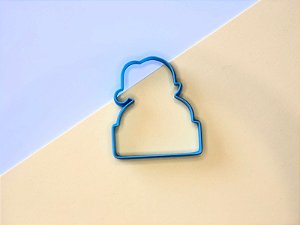 Cortador de Biscoito Papai Noel Plaquinha