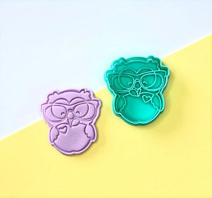 Cortador de Biscoito Coruja Óculos