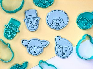 Kit Cortador de Biscoito Mundo Bita