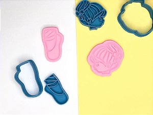 Kit Cortador de Biscoito Bailarina