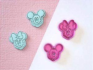 Kit Cortador de Biscoito Mickey e Minnie