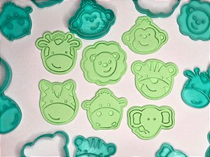 Kit Cortador de Biscoito Safari