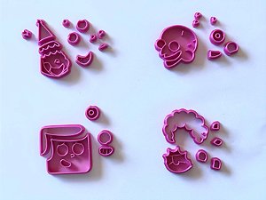 Kit Cortador de Biscoito Clarêncio O Otimista