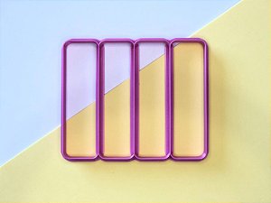 Cortador de Biscoito Plaquinha Retângulos