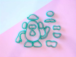 Kit Cortador de Biscoito Senhor Batata 12 cm