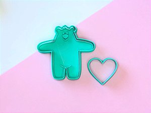 Cortador de Biscoito Urso Abraço