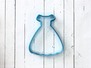Cortador de Biscoito Vestido Princesa